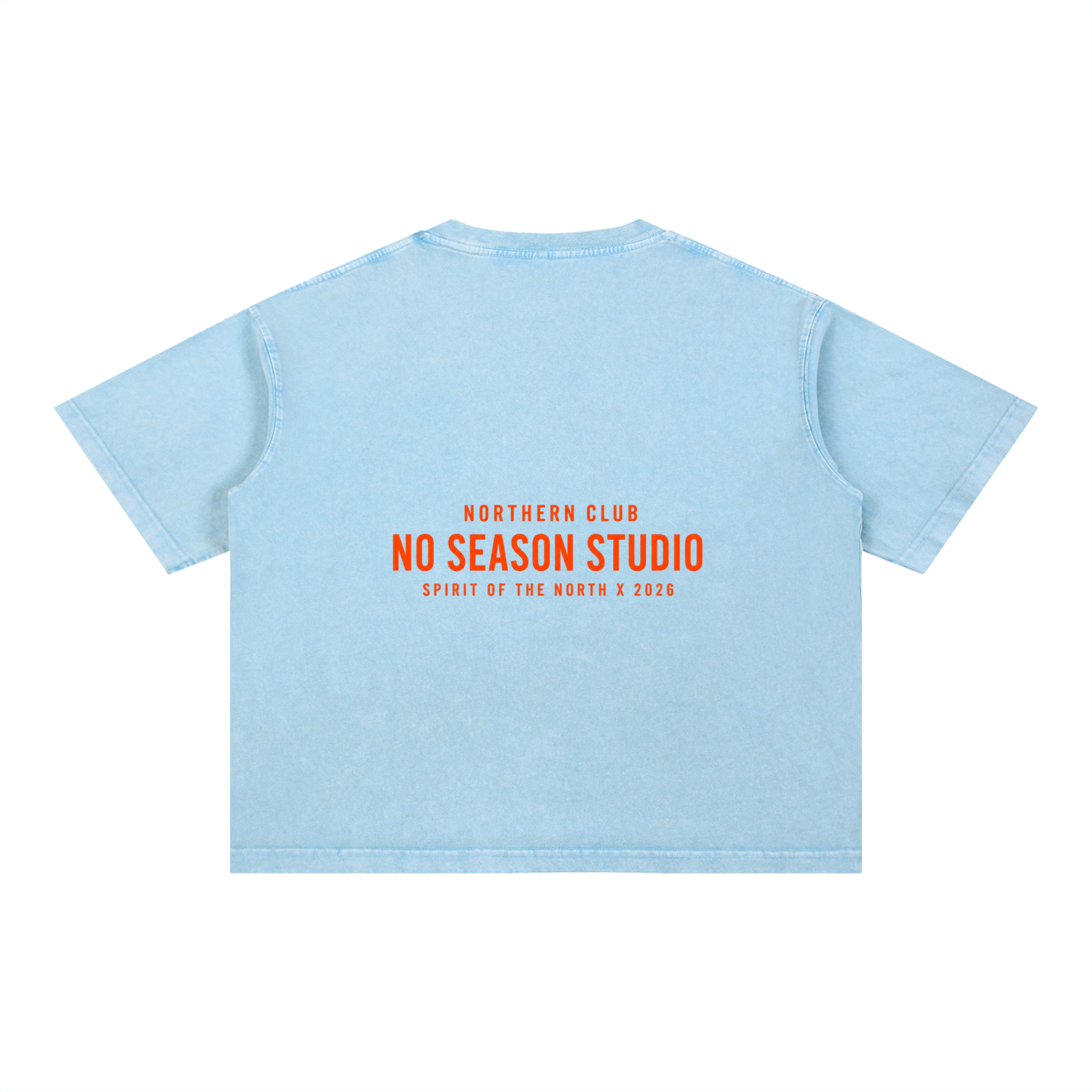 Boxy baby blue tee