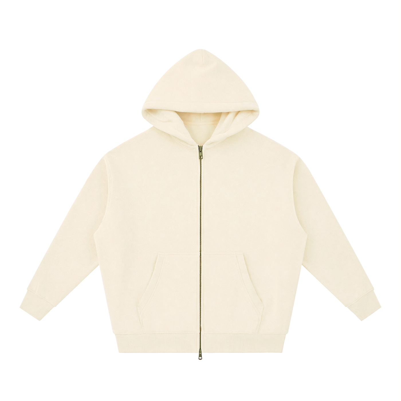 Essential Oversized Boxy Zip Up