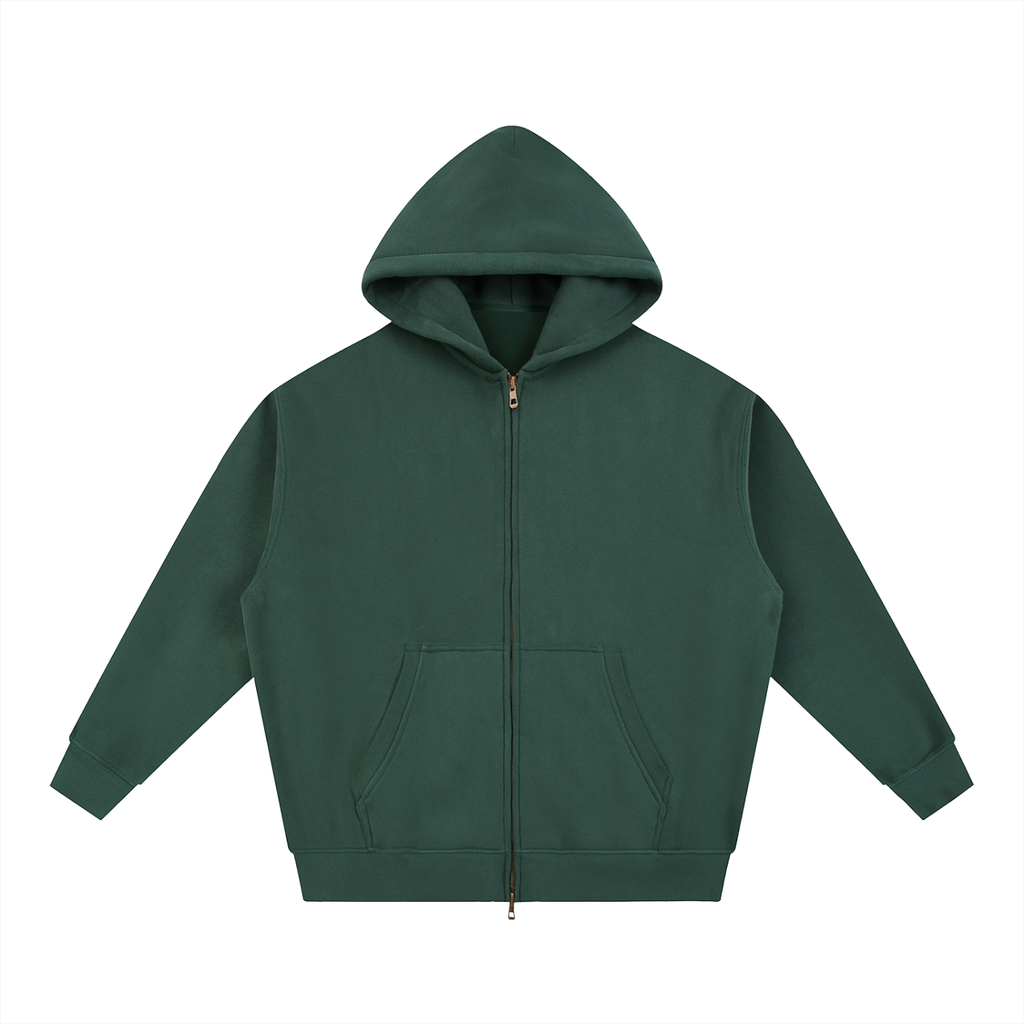 Essential Oversized Boxy Zip Up