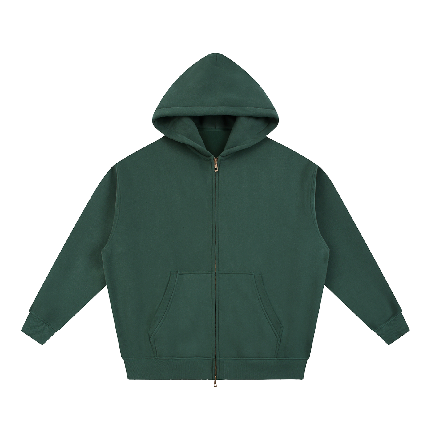 Essential Oversized Boxy Zip Up