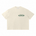cream boxy tee