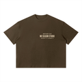 Brown boxy tee